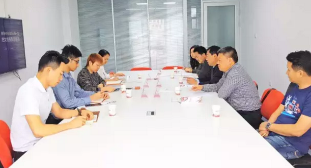 白銀市白銀區領導考察東方龍商務深圳分公司，交流洽談委托招商引資合作事宜